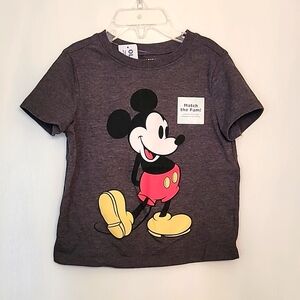 NWT Old Navy grey Mickey Mouse t shirt 2T
